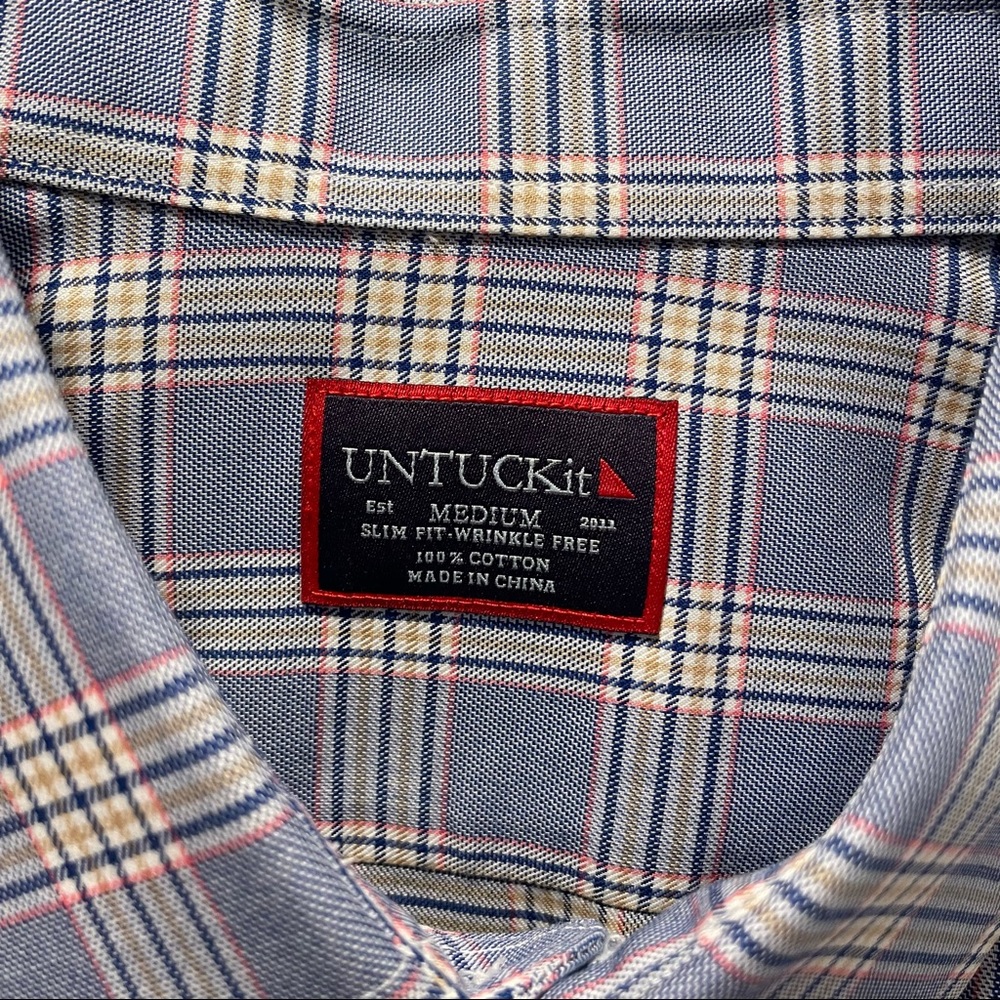 Untuckit Large Check Button Down - image 2